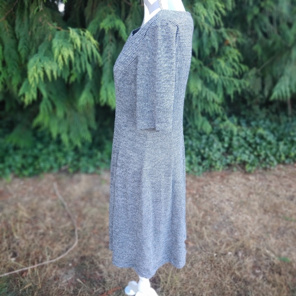 Connected Apparel Gray Dress - Picture 2 of 5